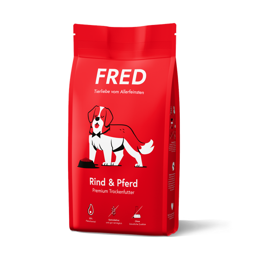 FRED Premium Trockenfutter Rind & Pferd