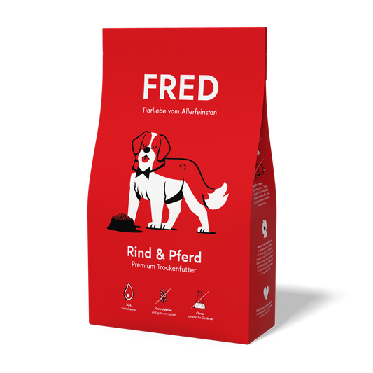FRED Premium Trockenfutter Rind & Pferd